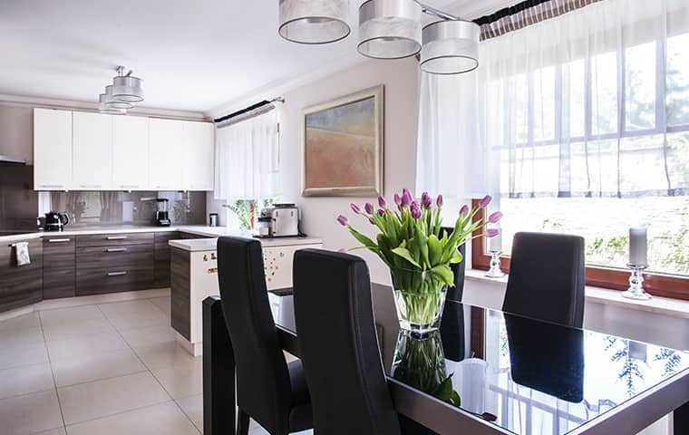a nice kitchen in a home