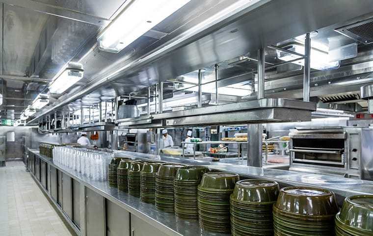 a large restaurant kitchen