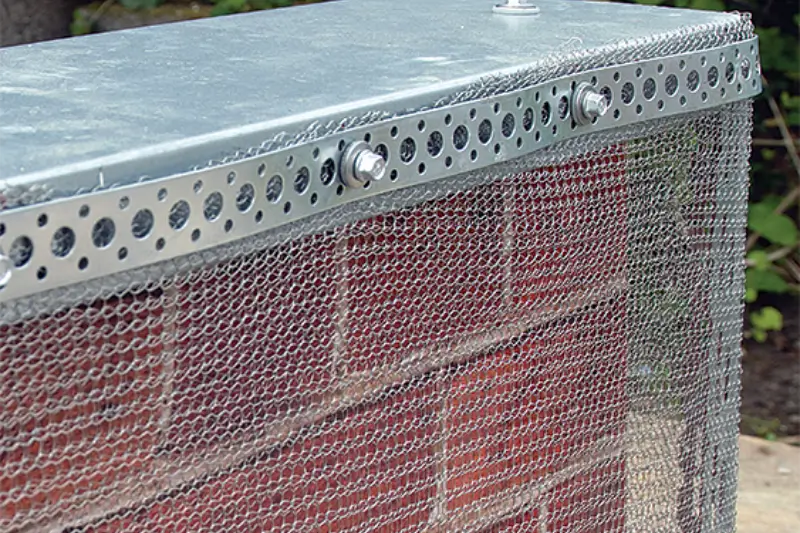 Flexi Armour building seal made out of Stainless Steel mesh construction