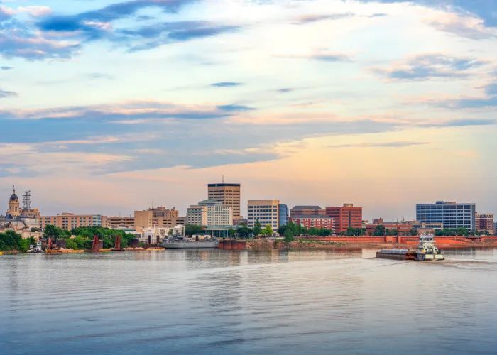 City skyline of Indiana, one home of Action Pest's professional ant control technicians.